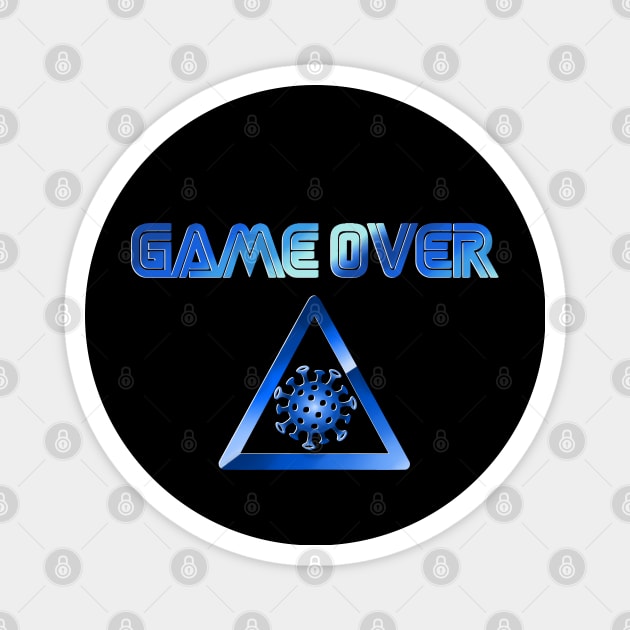 Coronavirus Game Over Magnet by Smurnov